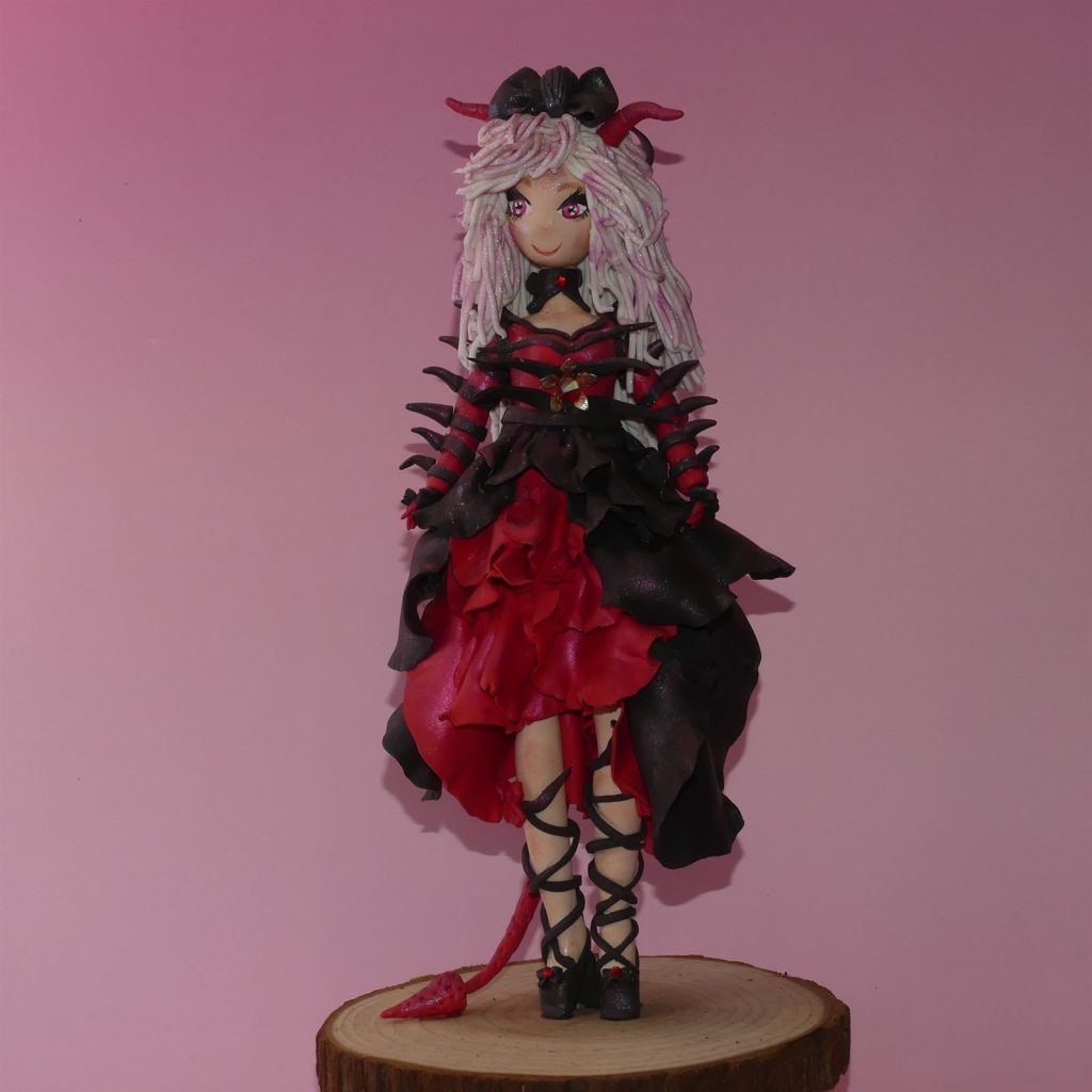 Figurine en porcelaine froide réalisée à la main