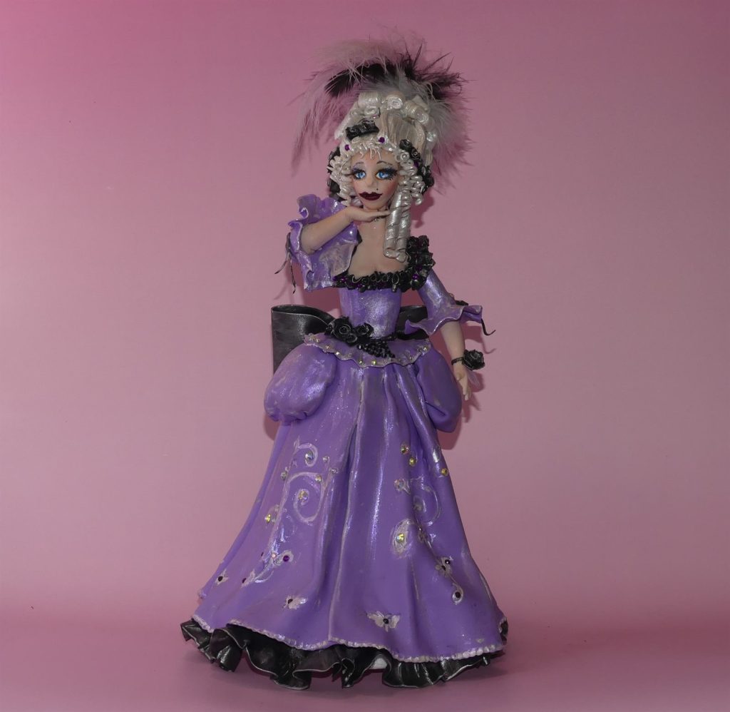 Figurine en porcelaine froide réalisée à la main