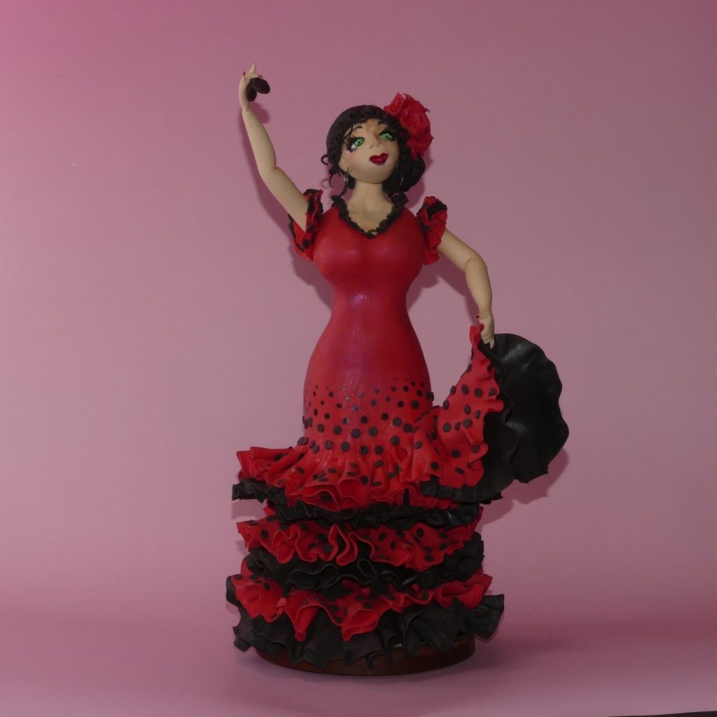 Figurine en porcelaine froide réalisée à la main
