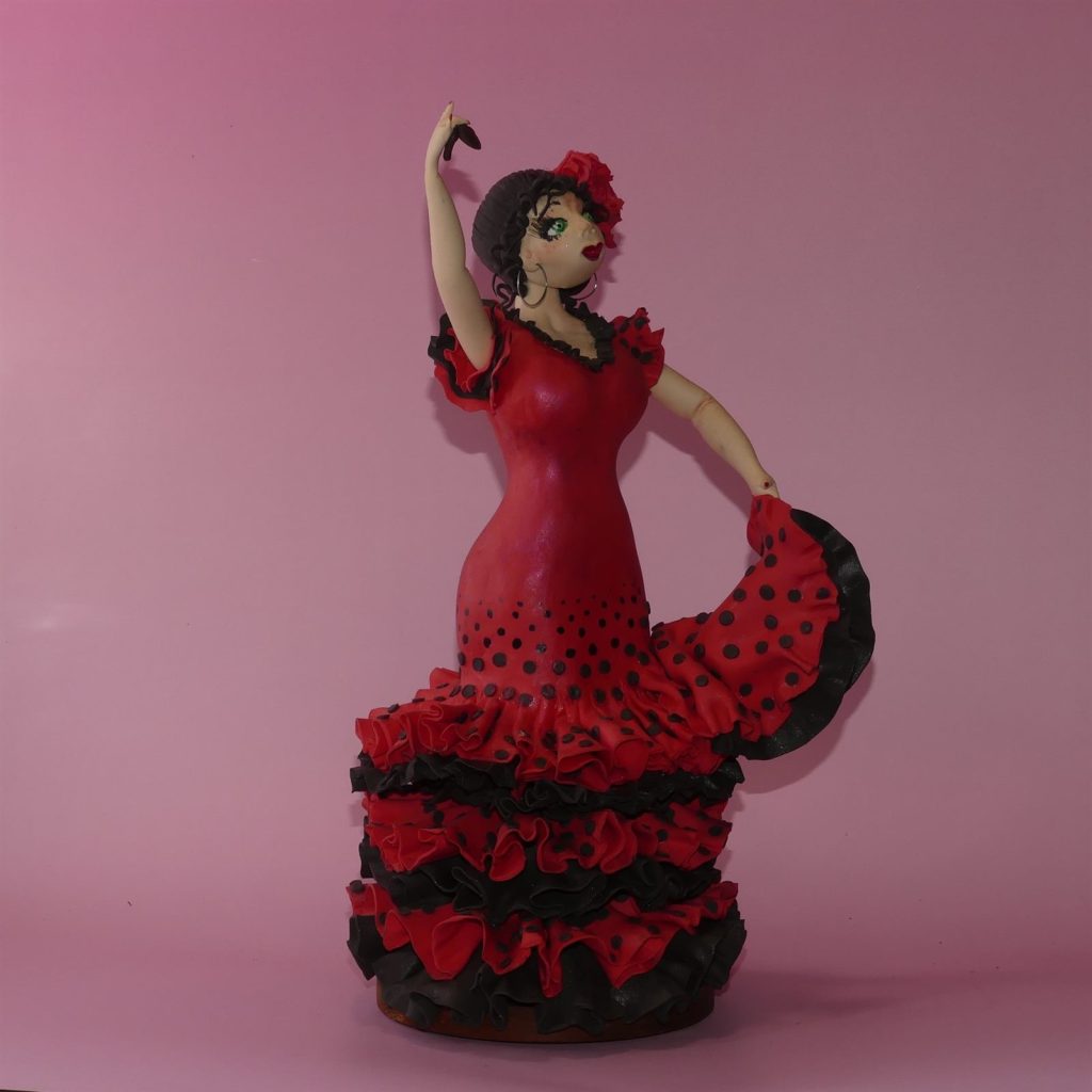 Figurine en porcelaine froide réalisée à la main