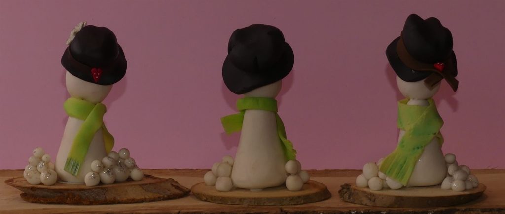 Figurine en porcelaine froide réalisée à la main