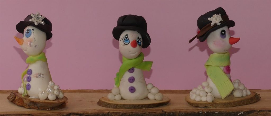 Figurine en porcelaine froide réalisée à la main