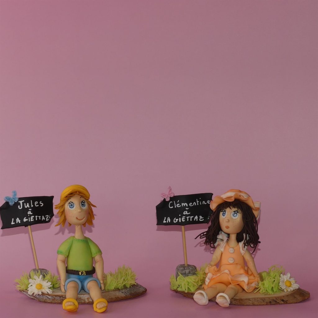 Figurine en porcelaine froide réalisée à la main