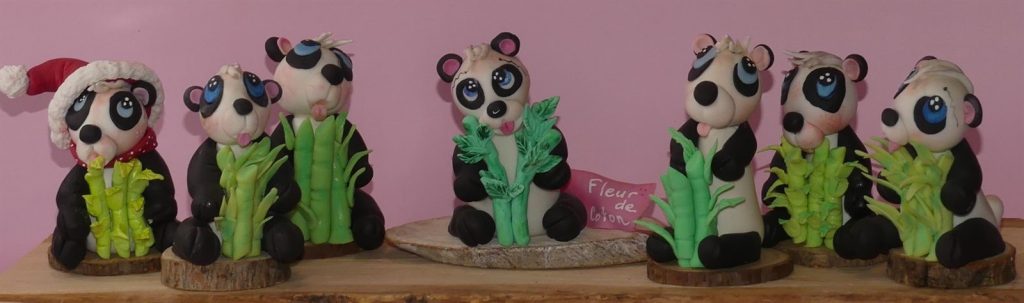 Figurine en porcelaine froide réalisée à la main