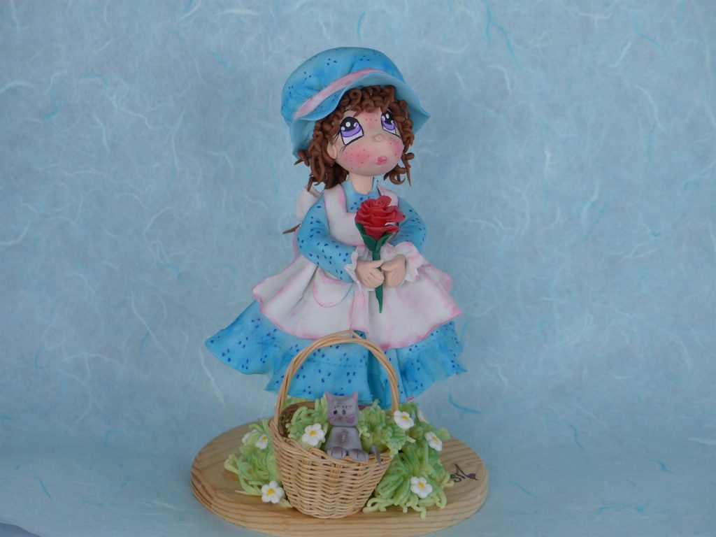 Figurine en porcelaine froide réalisée à la main