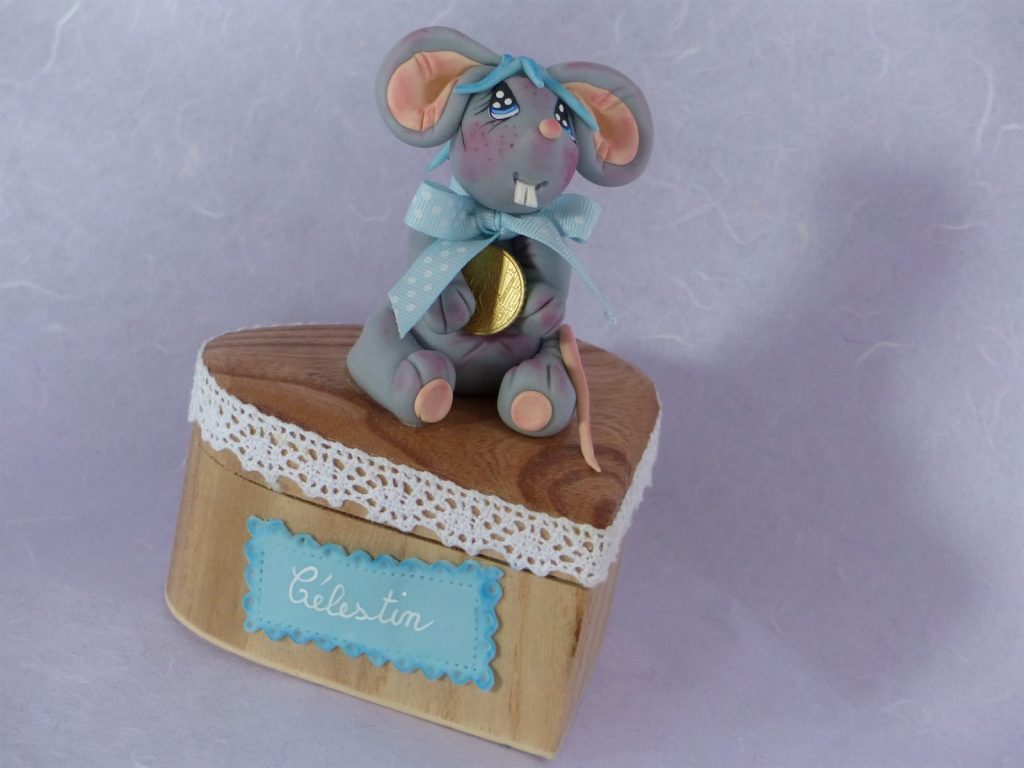 Figurine en porcelaine froide réalisée à la main